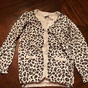 Gymboree animal print cardigan